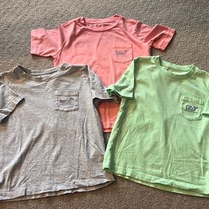 Bundle of 3 Vineyard Vines Tshirts. Sz 4T.  Excellent condition.